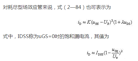 mos管的轉移特性曲線