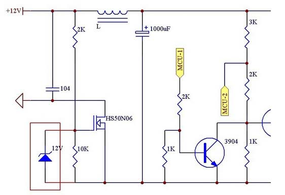 MOS柵極電阻作用