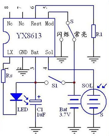 LED燈調光模擬電路