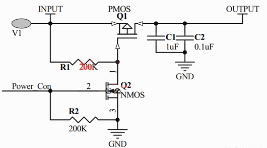 PMOS 電源開關