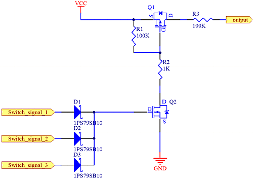 MOS管負載開關電路