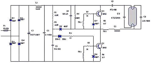 電子鎮流器 電路