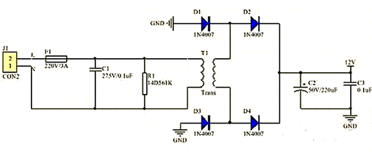 220V轉12V 電路