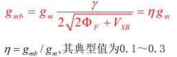 MOS管 小信號(hào)模型