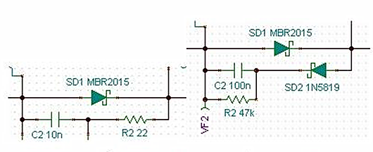 整流二極管 rc吸收電路