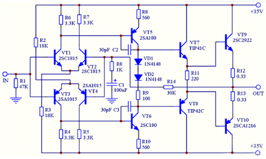 OCL功放電路