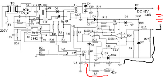 電動(dòng)車充電器電路圖