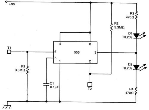 雙穩態開關電路圖