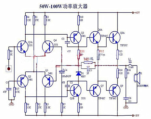 場效應管功放電路