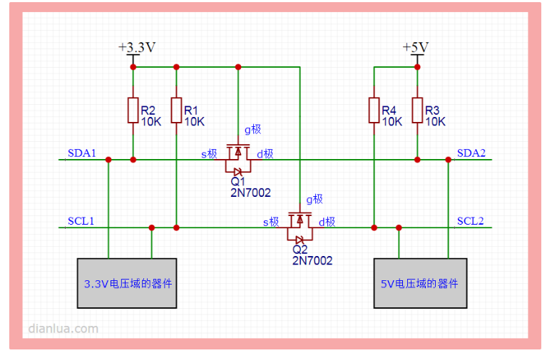 mos管電平轉換電路