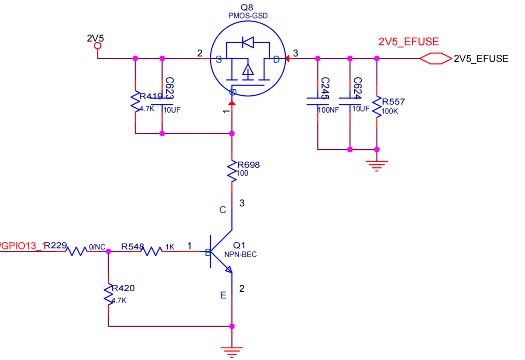 MOS管 三極管 電源開(kāi)關(guān)電路