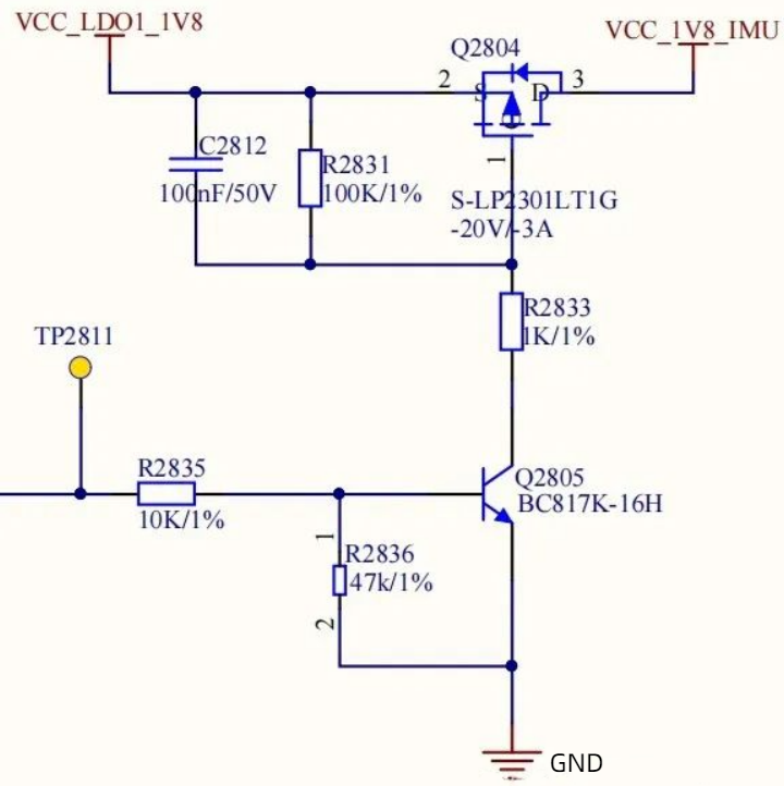 三極管MOS管開關(guān)控制電路